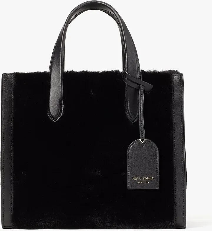 Kate Spade Manhattan Faux-Fur Small Tote