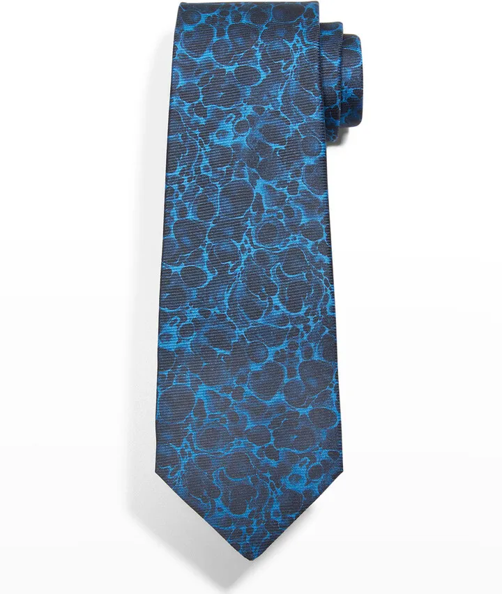 Men's Watercolor Silk Tie