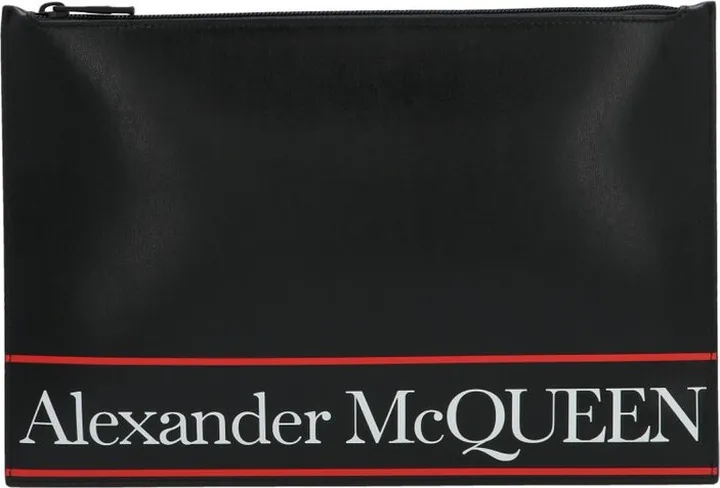 Alexander McQueen Logo Print Clutch