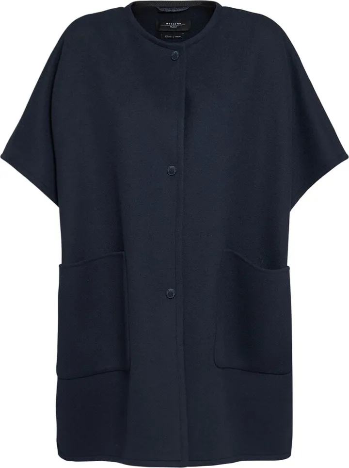 Drina wool blend cape
