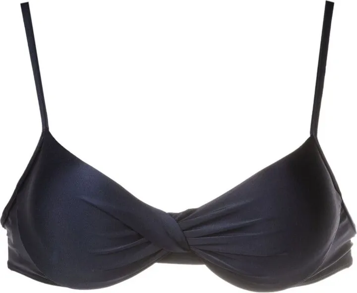Cassis twisted bikini top