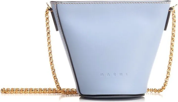 Marni Logo Debossed Crossbody Bag