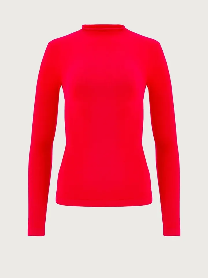 Ferragamo Women Long sleeve knit Red