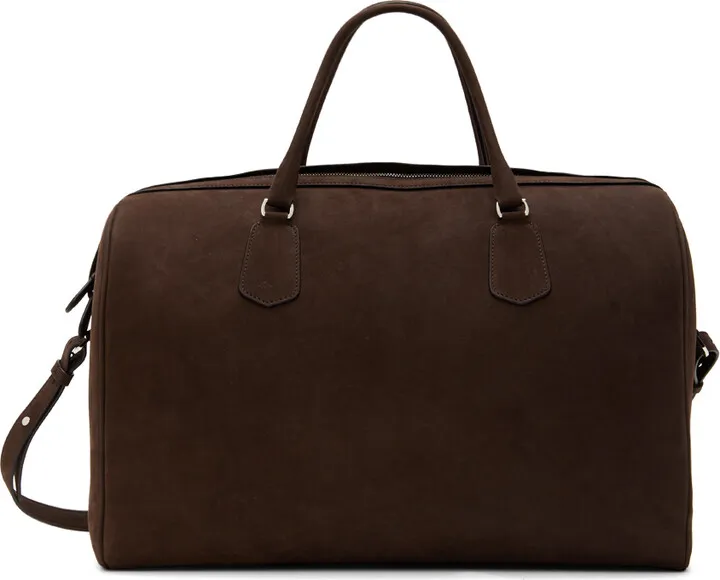 The Row Brown Iowa Duffle Bag