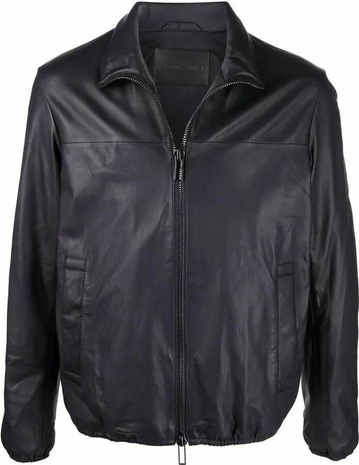 EMPORIO ARMANI- Leather Jacket