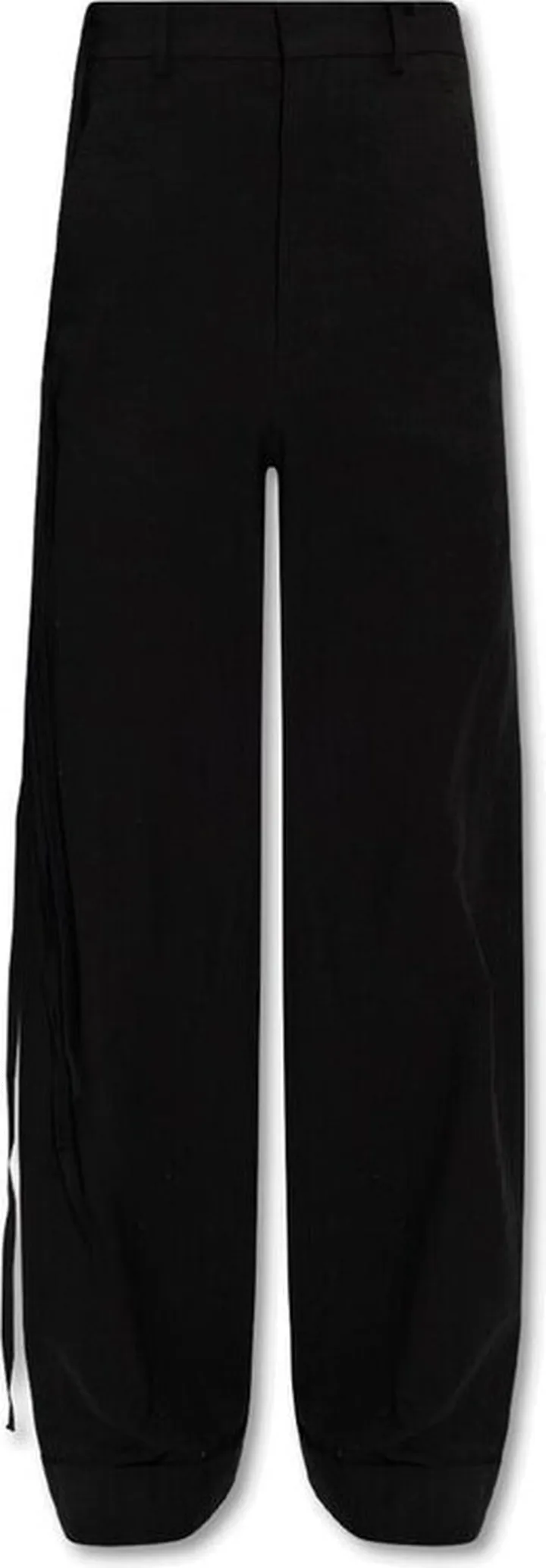 Ann Demeulemeester Wide-Leg Strap Detailed Trousers