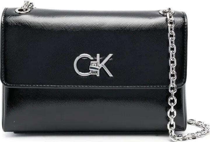Logo-Plaque Shoulder Bag