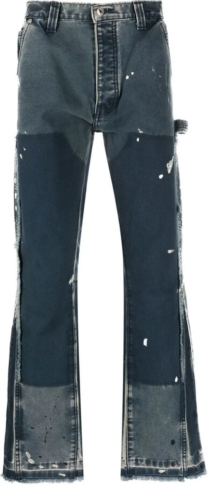 Paint-Splatter Detail Jeans