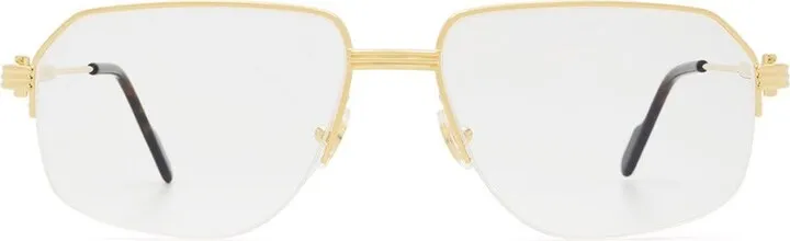Cartier Geometric Frame Glasses
