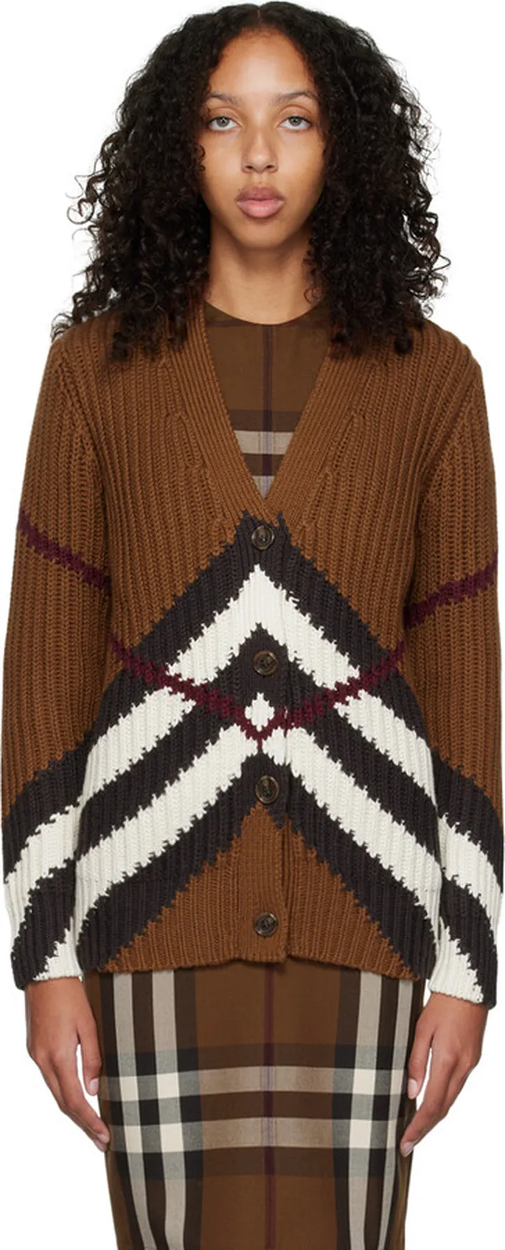 Burberry Brown Karine Cardigan