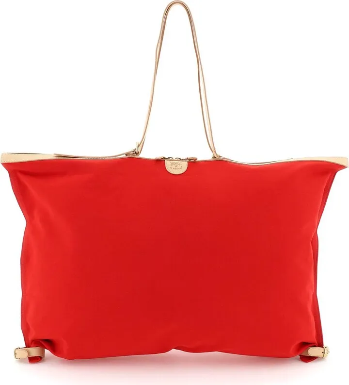 Cotton Canvas Maxi Tote Bag