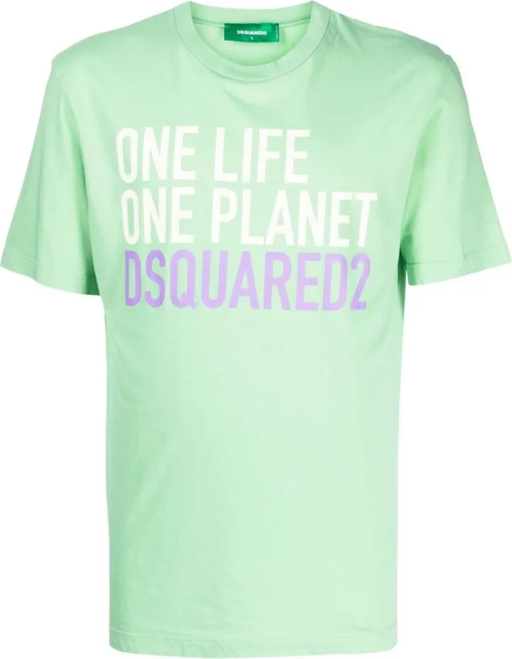 logo-print round-neck T-shirt