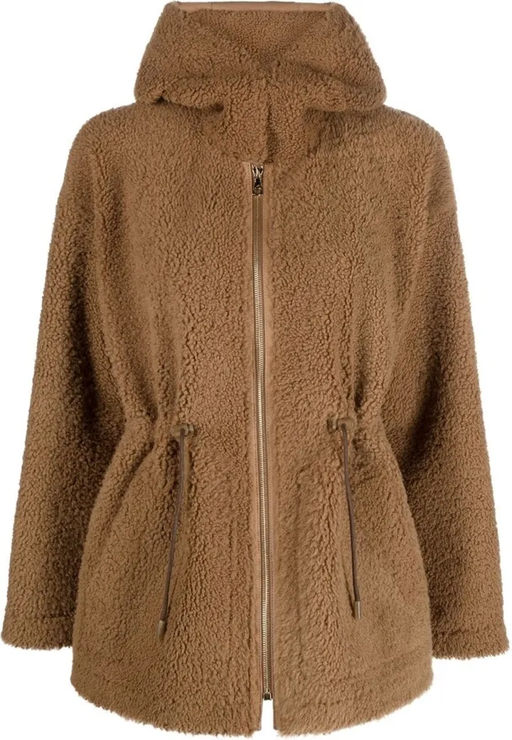 Hooded Lambfur Jacket