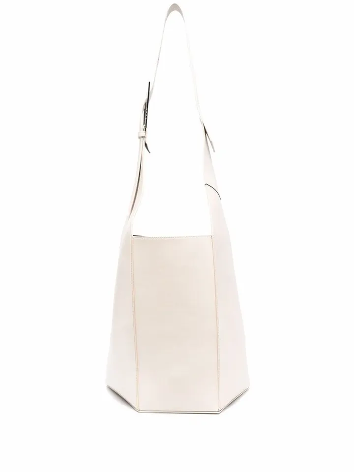 12PM geometric leather tote bag