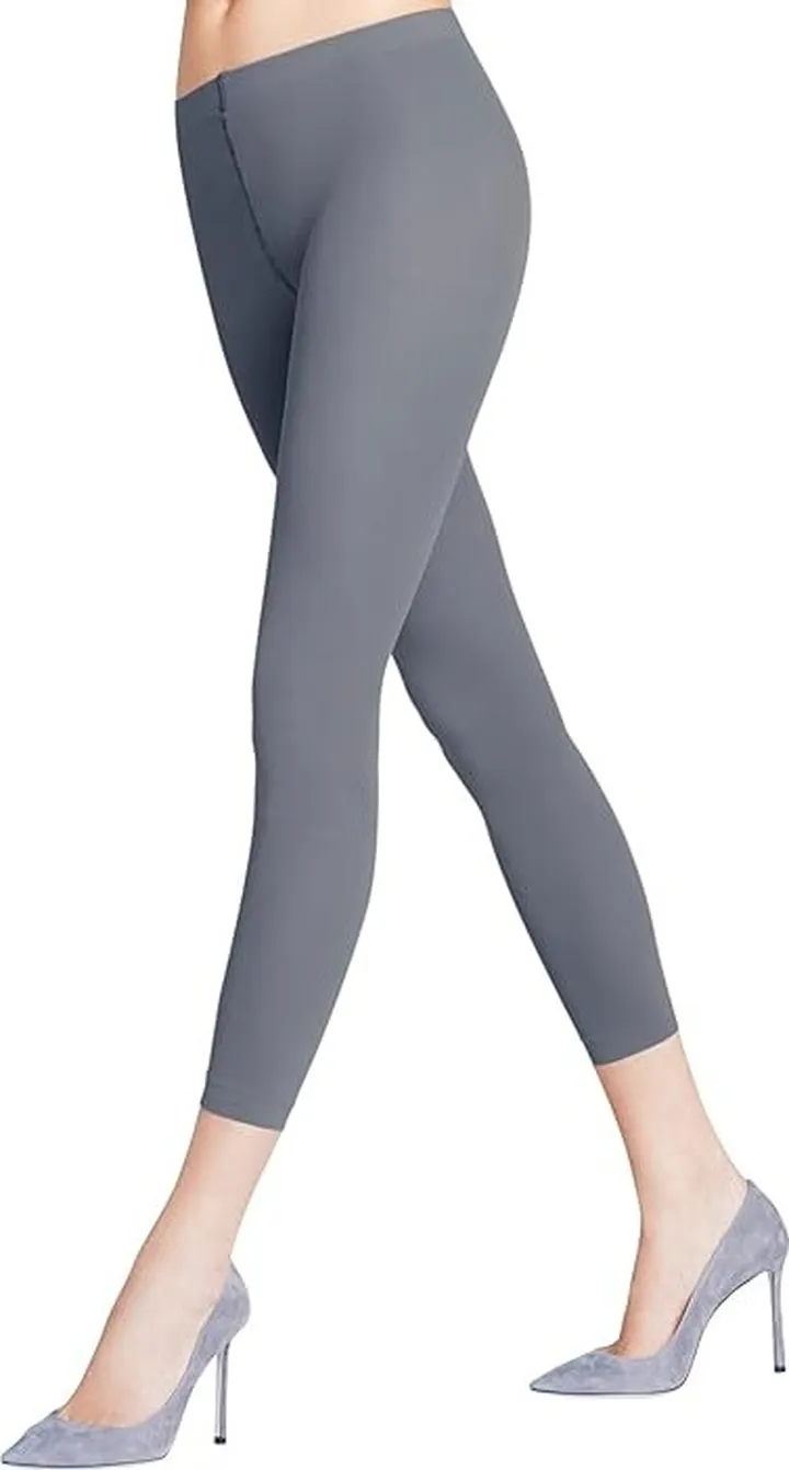 Falke Pure Matt 50 Capri Leggings (Grey (Platinum 3903)) Hose