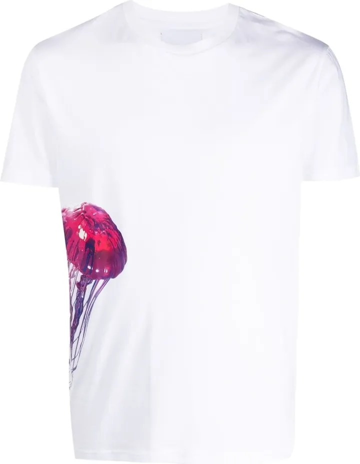 graphic-print short-sleeve cotton T-shirt