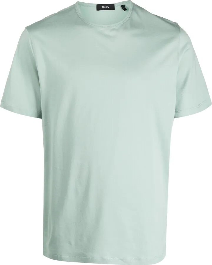 round-neck cotton T-shirt