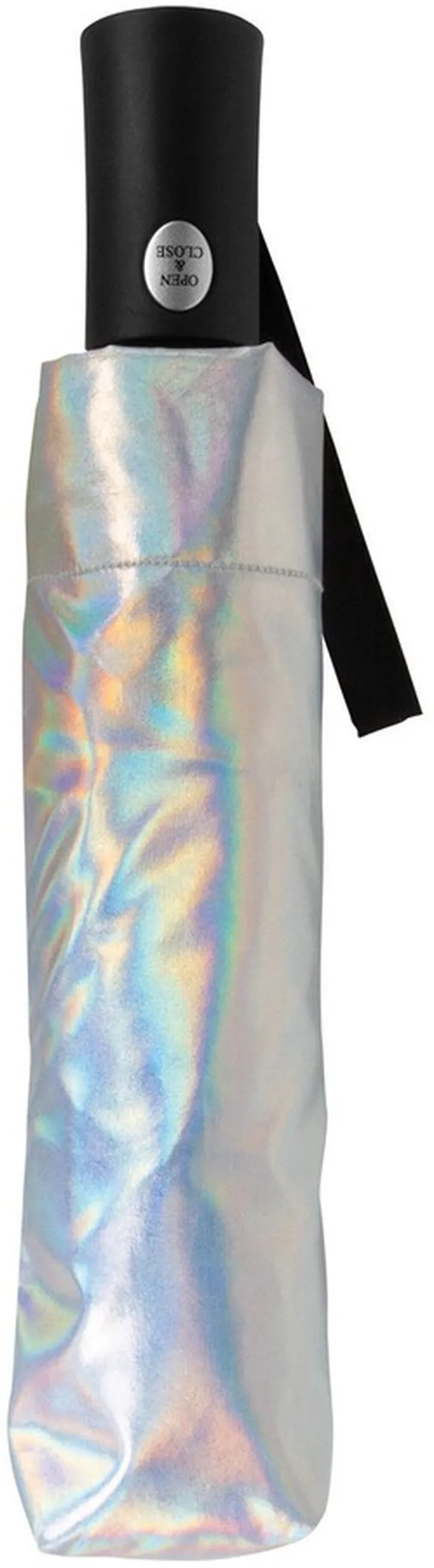 Iridescent Auto Open & Close Compact Umbrella