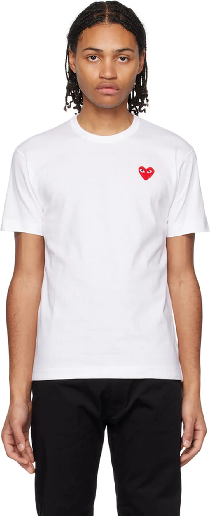 Comme des Garçons Play White Heart T-Shirt