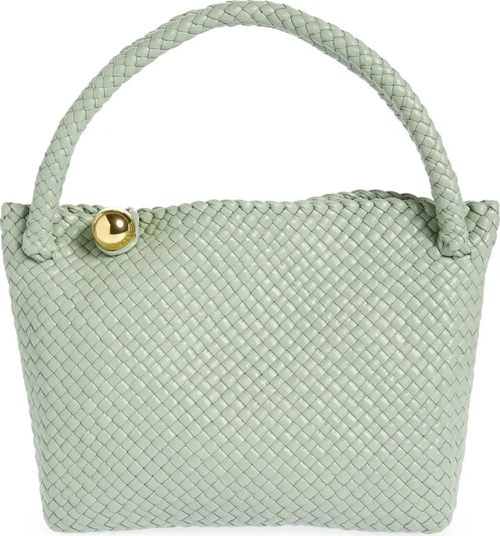 Tosca Intreccio Leather Hobo
