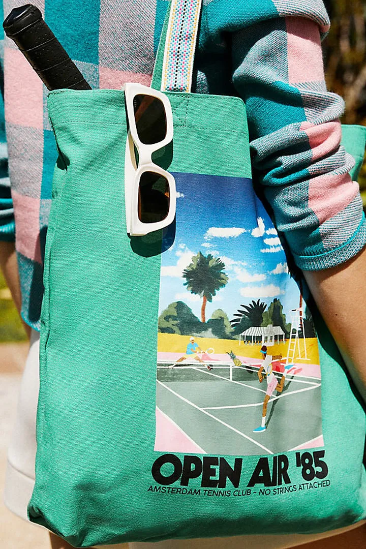 Scotch & Soda Canvas Tote Green