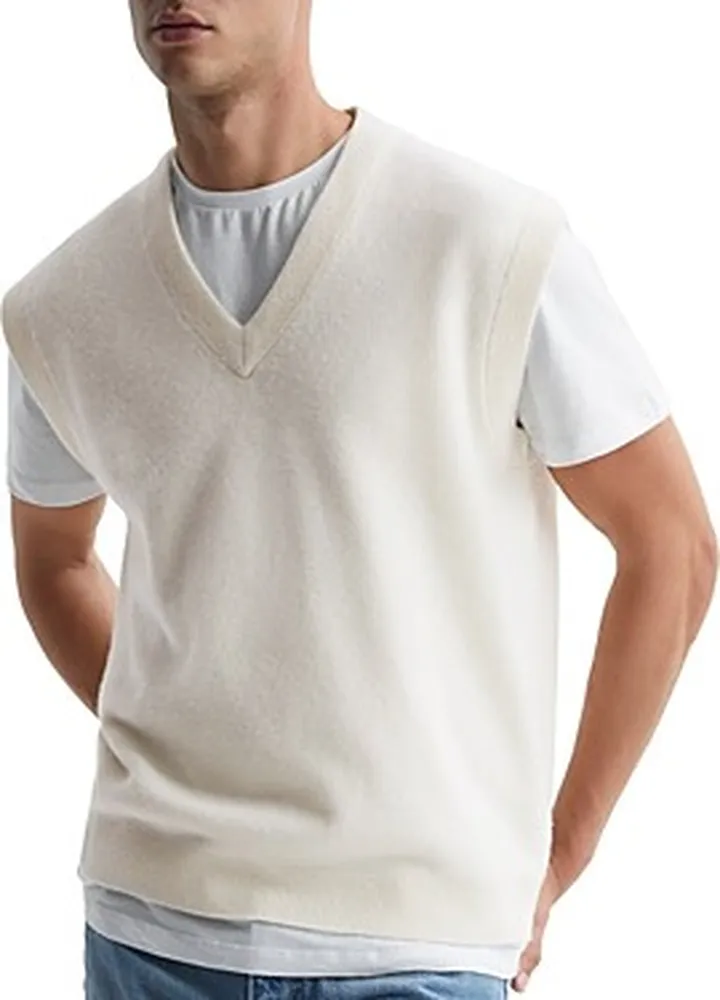 Reiss Fiji Sleeveless V Neck Sweater Vest