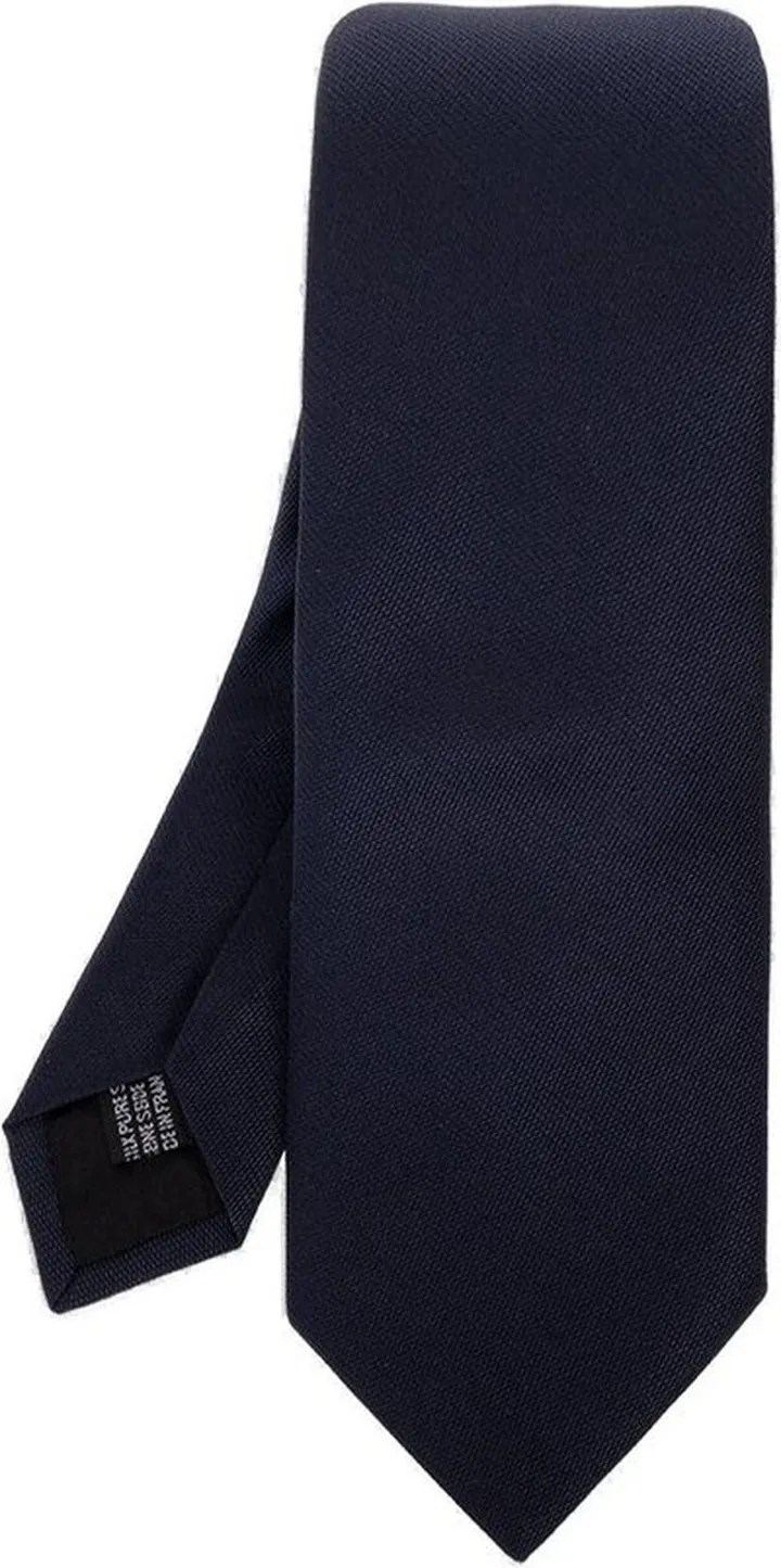Lanvin Logo Patch Tie