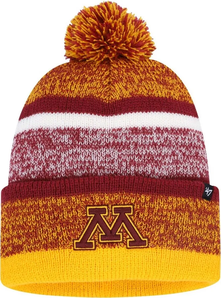 Men's Maroon Minnesota Golden Gophers Northward Cuffed Knit Hat with Pom