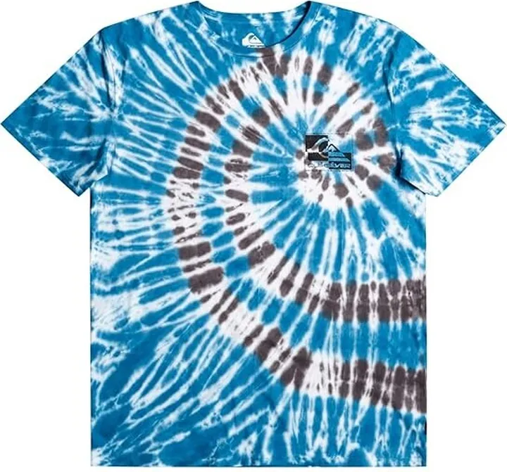 Quiksilver Torn and Frayed Short Sleeve Tee (Seaport) Men's Clothing