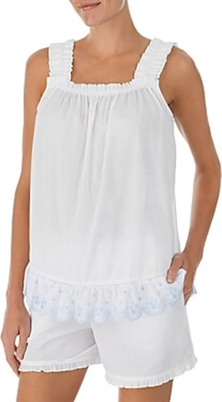 Eileen West Sleeveless Boxer Pajama Set