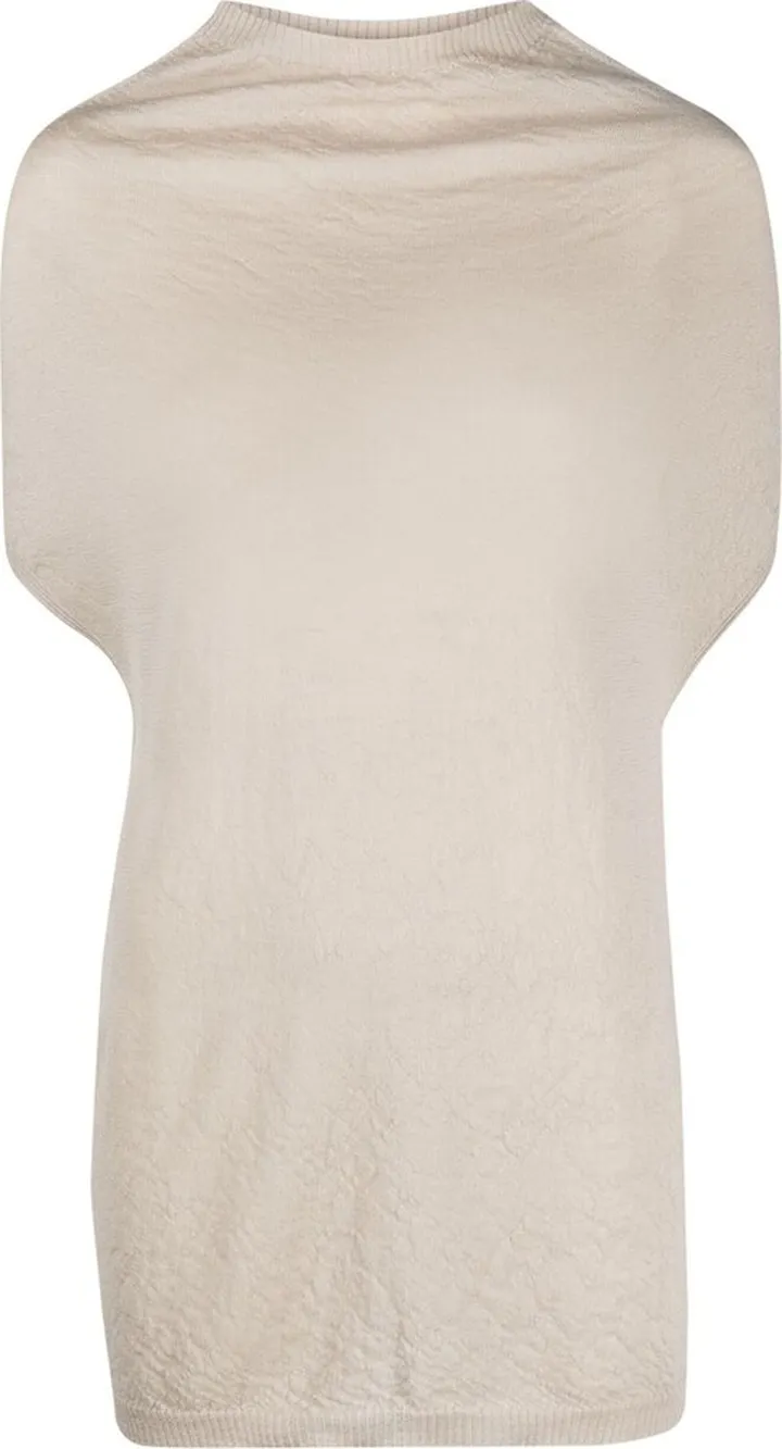Crew-Neck Cashmere Knitted Top