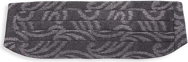 Patterned Silk-Blend Cummerbund