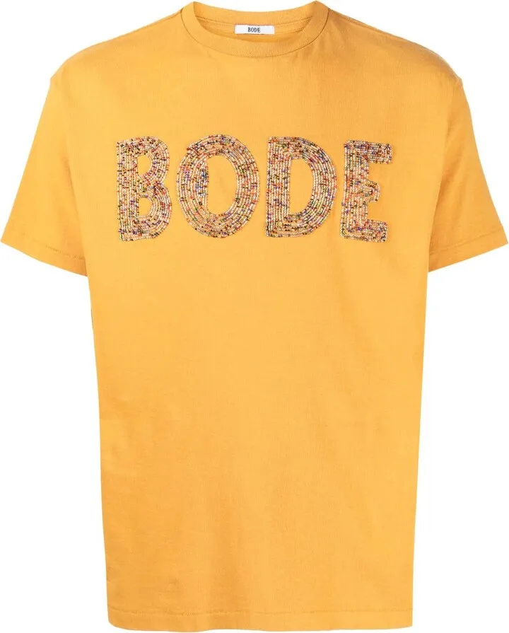 bead-embellished T-shirt