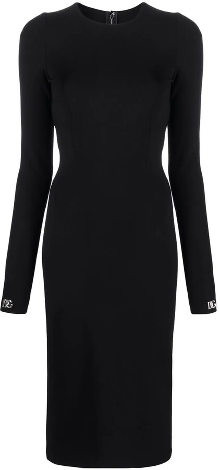 Long-Sleeved Tailored Dress