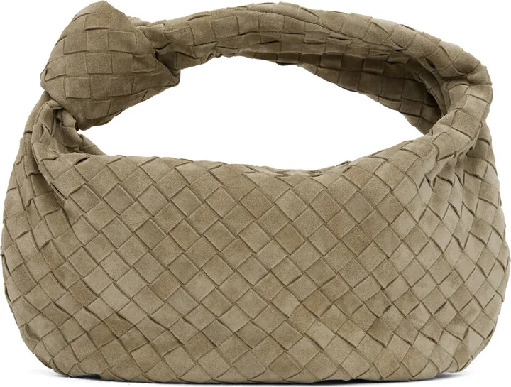 Bottega Veneta Taupe Teen Jodie Bag