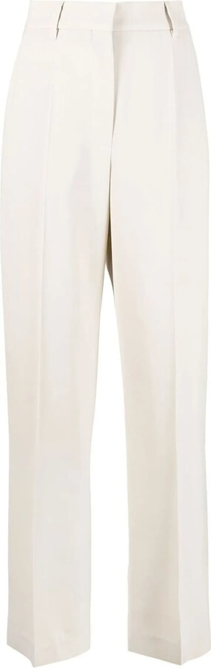 High-Rise Straight-Leg Trousers
