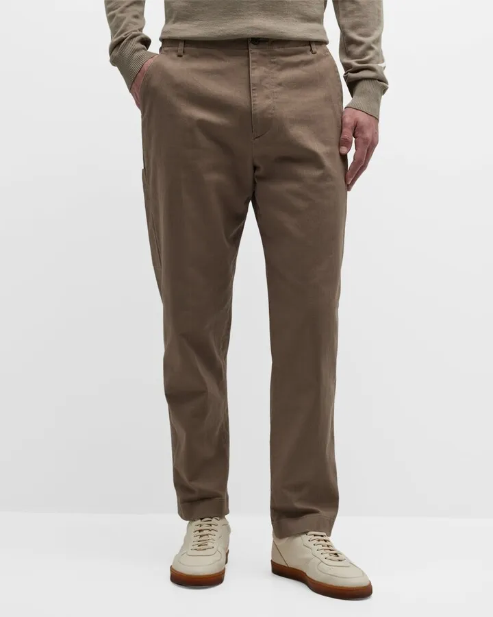 Men's Relaxed Stretch-Cotton Painter Pants