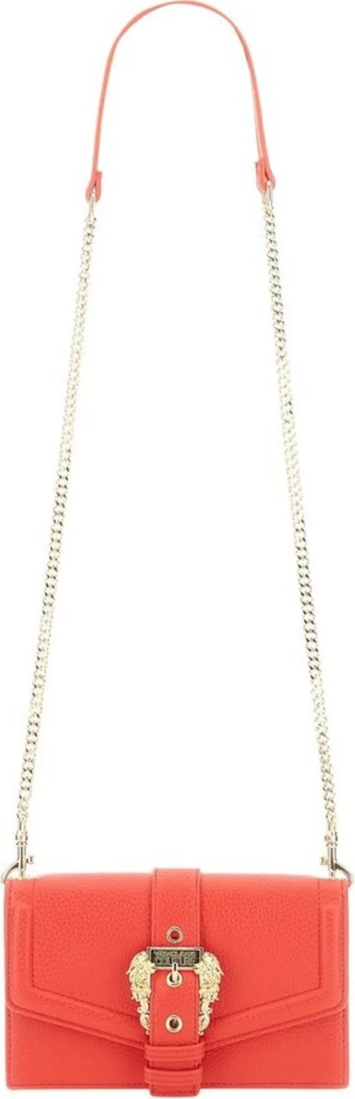 Versace Jeans Couture Logo-Buckle Chain-Linked Crossbody Bag