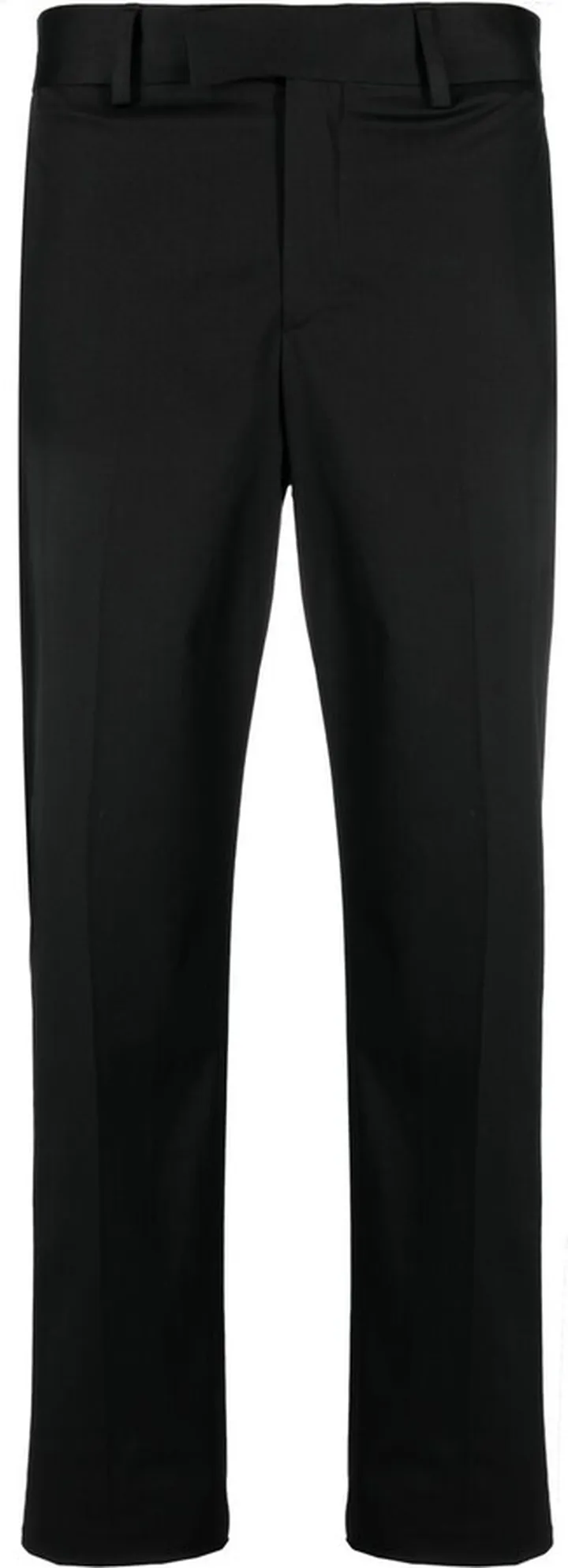 Straight-Leg Cotton Trousers