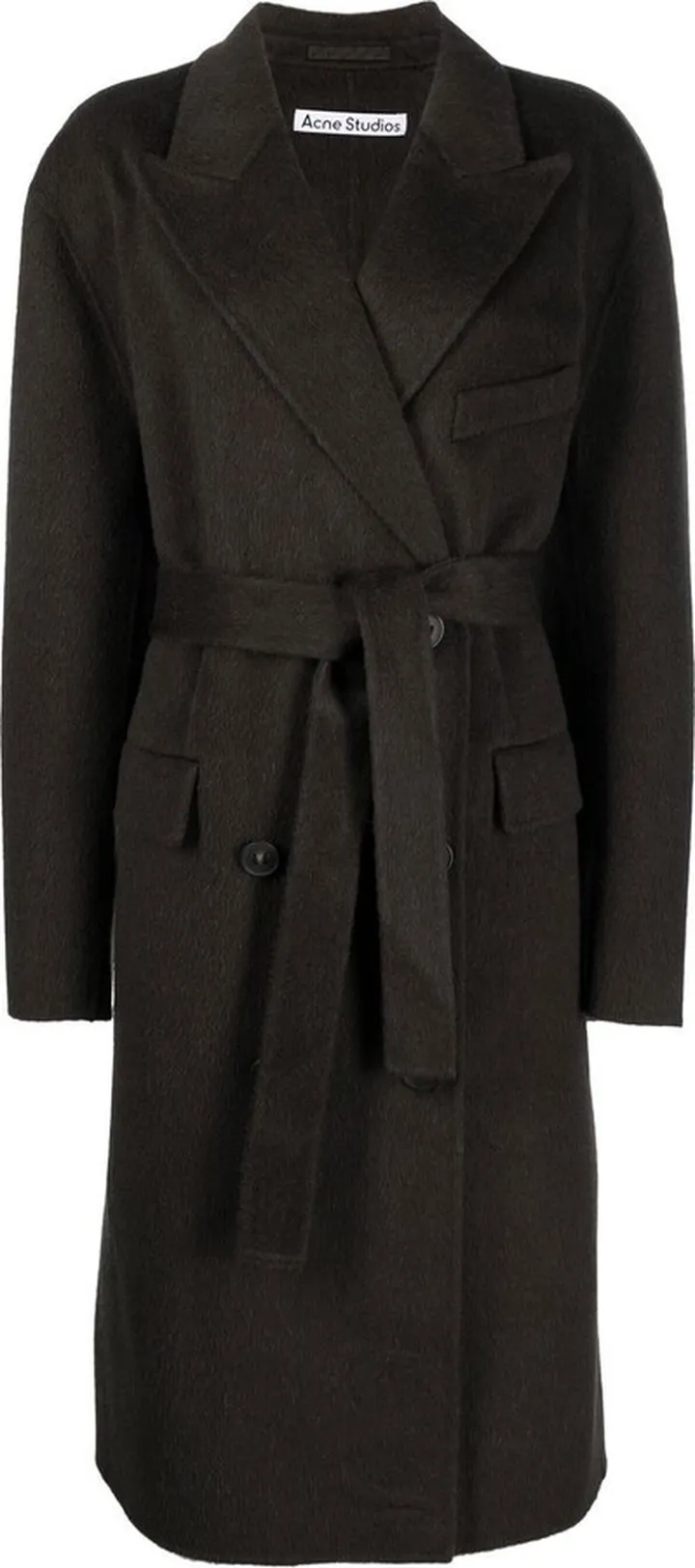 Belted Double-Breasted Coat