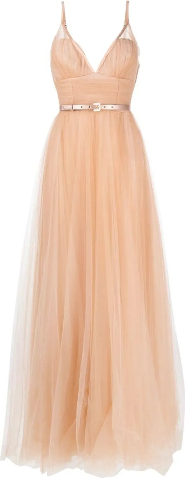 Belted Tulle Dress