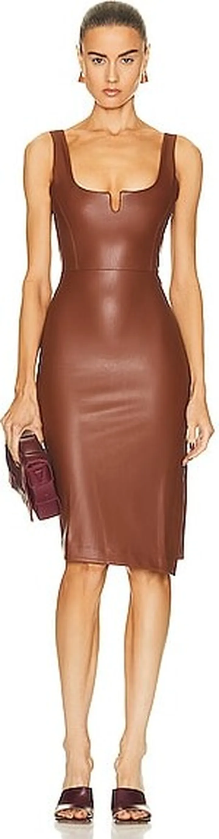 ALIX NYC Neve Dress in Chocolate