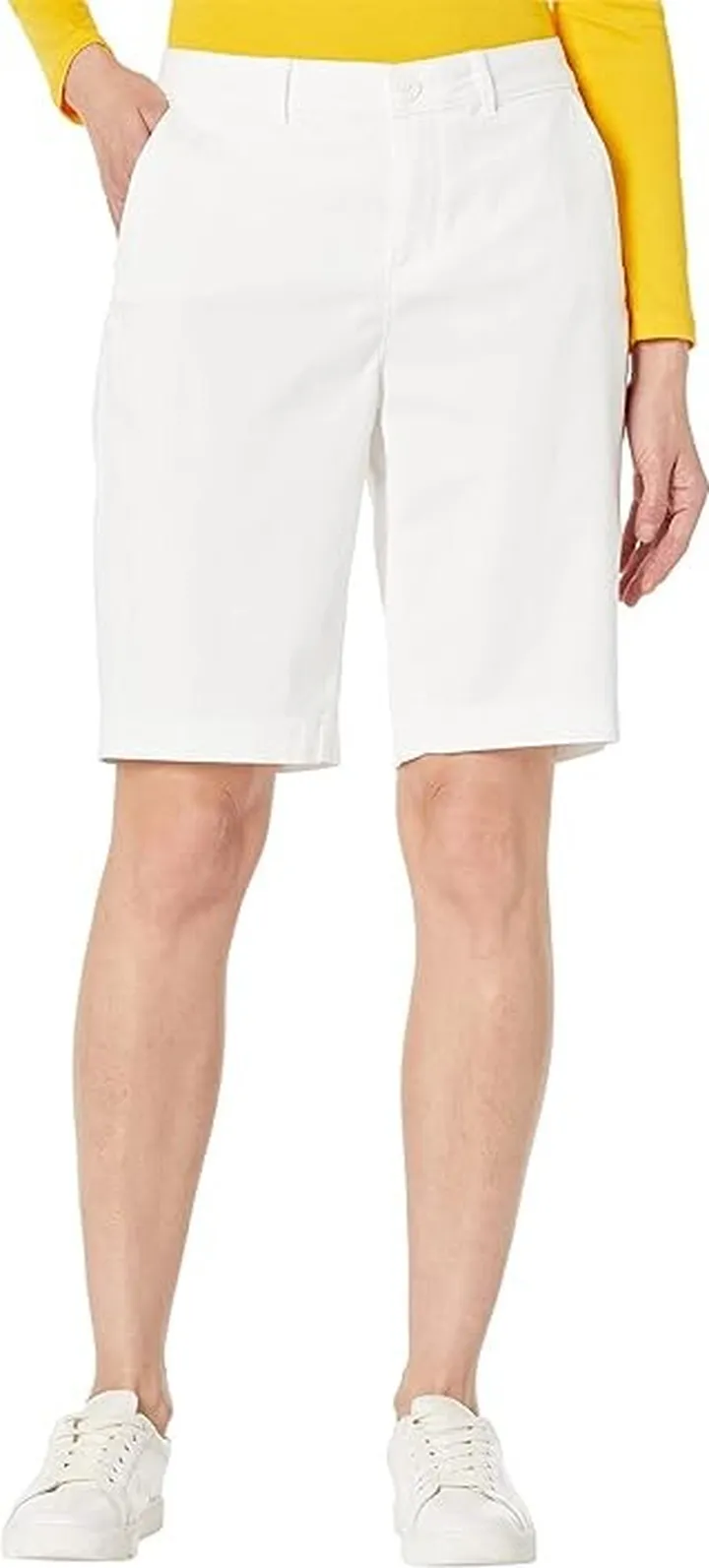 NYDJ Bermuda Shorts (Optic White) Women's Casual Pants