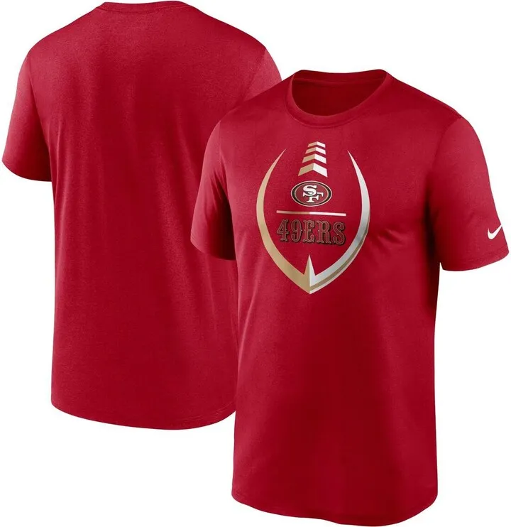 Men's Nike Scarlet San Francisco 49ers Icon Legend Performance T-shirt