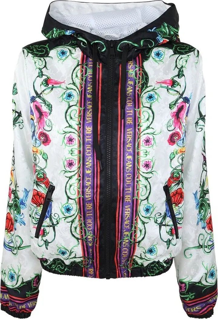 Versace Jeans Couture Floral-Printed Zipped Bomber Jacket