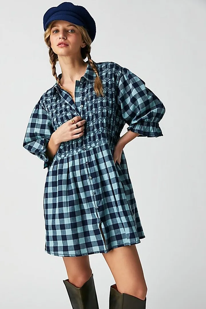 Charlotte Plaid Tunic by Free People