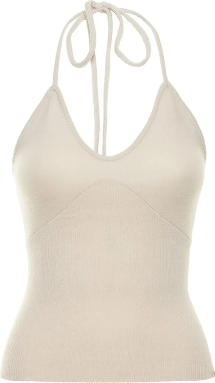 Costa knitted cashmere blend tank top
