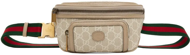 Gucci Beige Interlocking G Belt Bag