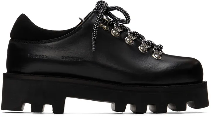Proenza Schouler Black Hiking Boots