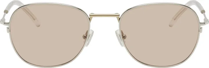 BONNIE CLYDE Silver Melody Sunglasses